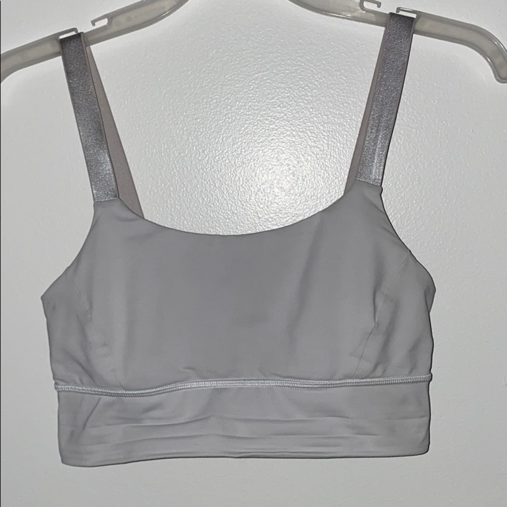Lulu lemon grey sports bra good condition